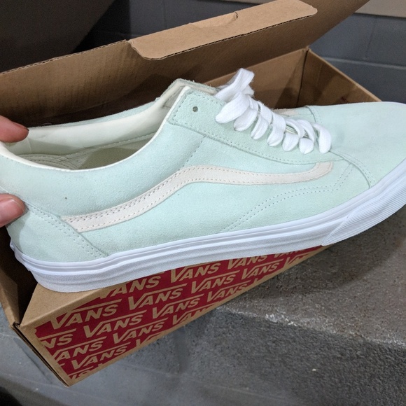 mint vans shoes